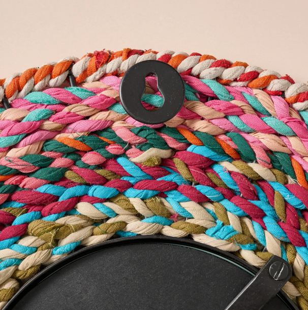 Choti Braided Recycled Sari Mirror
