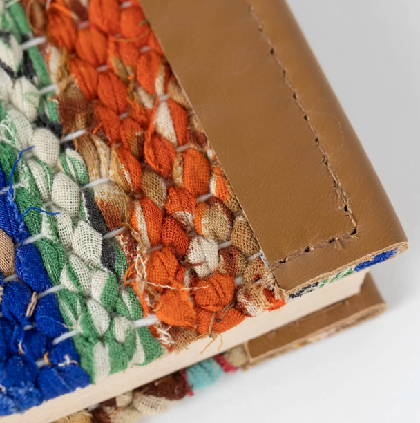 Woven Recycled Sari Journal