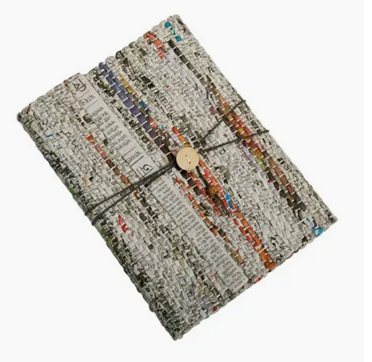 Recycled Newspaper Earth News Journal
